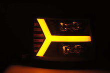 画像をギャラリービューアに読み込む, AlphaRex 07-13 Chevy 1500HD(NewBody) NOVA LED Proj Headlight Plank Sty Glos Blk w/Activ Lite/Seq Sig