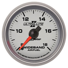 画像をギャラリービューアに読み込む, Autometer Ultra-Lite II 2 1/16in 8:1-18:1 AFR Analog Wideband FSE Air/Fuel Ratio Gauge