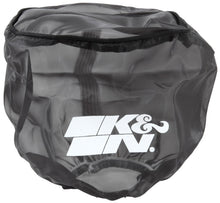 画像をギャラリービューアに読み込む, K&amp;N 6in ID x 6inH Closed Top Black Drycharger Air Filter Wrap