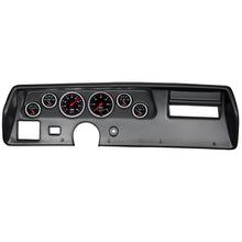 画像をギャラリービューアに読み込む, Autometer Designer Black 70-72 Chevelle SS/El Camino Dash Kit 6pc Tach/ MPH/ Fuel/ Oil/ WTMP/ Volt