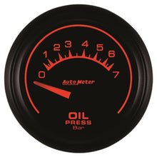 画像をギャラリービューアに読み込む, Autometer ES 52.4mm 0-7 Bar Oil Pressure SSE Gauge