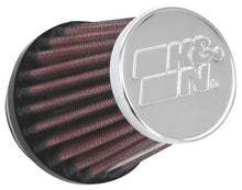 画像をギャラリービューアに読み込む, K&amp;N Universal Chrome Filter 1 9/16 inch FLG / 2 5/8 inch Bottom / 2 inch Top / 3 inch Height