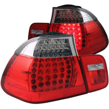 画像をギャラリービューアに読み込む, ANZO 2002-2005 BMW 3 Series E46 LED Taillights Red/Clear