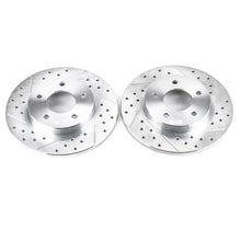 画像をギャラリービューアに読み込む, Power Stop 00-05 Buick LeSabre Rear Evolution Drilled &amp; Slotted Rotors - Pair