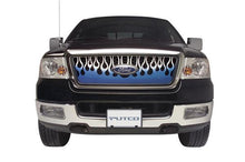 画像をギャラリービューアに読み込む, Putco 07-10 GMC Sierra HD Flaming Inferno Stainless Steel Grilles - Blue (Painted)