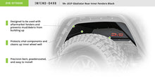 画像をギャラリービューアに読み込む, DV8 Offroad 201+ Jeep Gladiator Rear Inner Fenders - Black
