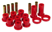 画像をギャラリービューアに読み込む, Prothane 82-00 GM S-Series 2/4wd Rear Spring &amp; Shackle Bushings - Red