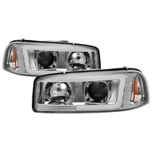 画像をギャラリービューアに読み込む, Spyder GMC Sierra 1500/2500/3500 99-06 V2 Projector Headlights - DRL - Chrome PRO-YD-CDE00V2-LB-C