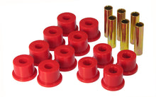 画像をギャラリービューアに読み込む, Prothane GM Rear Spring &amp; Shackle Bushings (w/ 1.5in OD Frame Shackle Bush) - Red