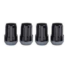 画像をギャラリービューアに読み込む, McGard SplineDrive Lug Nut (Cone Seat) M12X1.25 / 1.24in. Length (4-Pack) - Black (Req. Tool)