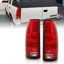 画像をギャラリービューアに読み込む, ANZO 1988-1999 Chevy C1500 Taillight Red/Clear Lens w/ Circuit Board(OE Replacement)