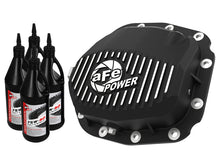 画像をギャラリービューアに読み込む, aFe Rear Differential Cover (Black Machined; Pro Series); 15-19 Ford F-150 V6-2.7L (t) (12-Bolt)