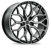 画像をギャラリービューアに読み込む, Vossen HF-2 20x9 / 5x114.3 / ET38 / Flat Face / 73.1 - Brushed Gloss Black Wheel