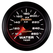 画像をギャラリービューアに読み込む, Autometer Phantom II 52mm Full Sweep Electronic 100-260 Deg F Water Temperature Gauge