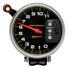 画像をギャラリービューアに読み込む, Autometer 5 inch 11000 RPM Single Range w/ Pro-Comp 2 &amp; Memory Tachometer