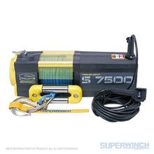 画像をギャラリービューアに読み込む, Superwinch 7500 LBS 12V DC 5/16in x 54ft Synthetic Rope S7500 Winch