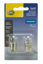 画像をギャラリービューアに読み込む, Hella Bulb 5637 24V 10W Ba15S B6 (2)