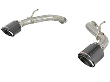 画像をギャラリービューアに読み込む, aFe Takeda 2.5in 304 SS Axle-Back Exhaust w/ Carbon Fiber Tips 16-19 Infiniti Q50 V6-3.0L (tt)
