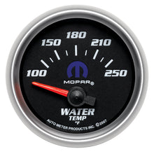画像をギャラリービューアに読み込む, Autometer Mopar 52.4mm SSE 100-250 Degree F Water Temperature Gauge