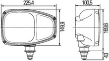 画像をギャラリービューアに読み込む, Hella Headlamp ES FAPO BL LI 0GR MG12 DT 1EE