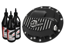画像をギャラリービューアに読み込む, aFe Power Pro Series Front Diff Cover Black Machined &amp; Gear Oil 13-18 Dodge Ram 2500/3500