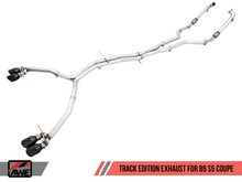 画像をギャラリービューアに読み込む, AWE Tuning Audi B9 S5 Coupe 3.0T Track Edition Exhaust - Diamond Black Tips (102mm)