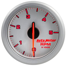 画像をギャラリービューアに読み込む, Autometer Airdrive 2-1/6in Tachometer Gauge 0-5K RPM - Silver
