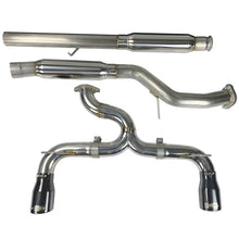 画像をギャラリービューアに読み込む, Injen 16-18 Ford Focus RS 3in Cat-Back Stainless Steel Exhaust w/ 4in Black Chrome Tips