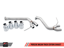 画像をギャラリービューアに読み込む, AWE Tuning Porsche Macan Track Edition Exhaust System - Chrome Silver 102mm Tips