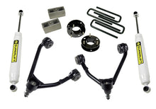 画像をギャラリービューアに読み込む, Superlift 14-18 Chevy Silv 1500 2WD 3.5in Lift Kit w/ Alum/Stamped Steel Control Arms &amp; Rear Shocks