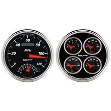 画像をギャラリービューアに読み込む, Autometer 5inch Kit Box - Tach Speedo Combo / Oil Pressure / Water Temp / Volt / Fuel Level