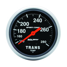 画像をギャラリービューアに読み込む, Autometer Sport-Comp 2-5/8in 140-280 Degrees (F) Mechanical Transmission Temp Gauge