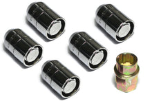 画像をギャラリービューアに読み込む, Rugged Ridge Five Piece Wheel Lock Set 1/2 -20 Thread Chrome