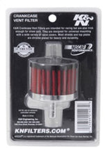 画像をギャラリービューアに読み込む, K&amp;N Steel Base Crankcase Vent Filter 0.375in Vent OD x 2in OD x 1.5in Height