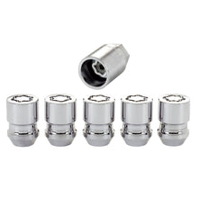 画像をギャラリービューアに読み込む, McGard Wheel Lock Nut Set - 5pk. (Cone Seat) M12X1.5 / 13/16 Hex / 1.28in. Length - Chrome