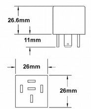 画像をギャラリービューアに読み込む, Hella Relay 12V 20/40A Spdt Res Sld
