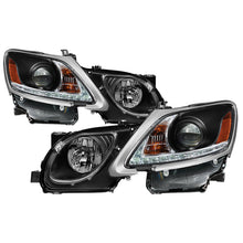 画像をギャラリービューアに読み込む, Spyder Lexus GS 300 / 350 / 450 06-11 Headlights - HID Model Only - Black PRO-YD-LG06-HID-DRL-BK