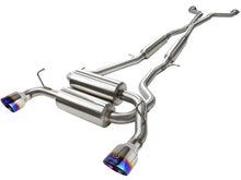 画像をギャラリービューアに読み込む, aFe Takeda 2-1/2in 304SS Cat-Back Exhaust Infiniti G37 08-13/Q60 14-15 V6-3.7 w/ Blue Flame Tips