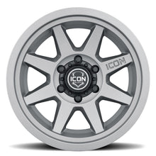 画像をギャラリービューアに読み込む, ICON Rebound 17x8.5 5x5 -6mm Offset 4.5in BS 71.5mm Bore Charcoal Wheel