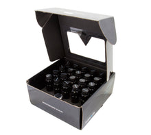 画像をギャラリービューアに読み込む, NRG 700 Series M12 X 1.5 Steel Lug Nut w/Dust Cap Cover Set 21 Pc w/Locks &amp; Lock Socket - Black