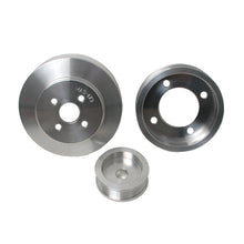 画像をギャラリービューアに読み込む, BBK 94-95 Mustang 5.0 Underdrive Pulley Kit - Lightweight CNC Billet Aluminum (3pc)