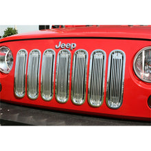 画像をギャラリービューアに読み込む, Rugged Ridge Billet Grille Insert Polished Alum 07-18 Jeep Wrangler