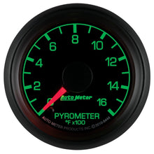 画像をギャラリービューアに読み込む, Autometer Factory Match Ford 52.4mm Full Sweep Electronic 0-1600 Deg F EGT/Pyrometer Gauge