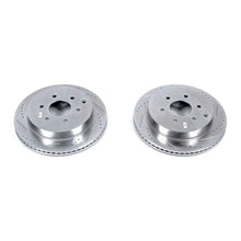 画像をギャラリービューアに読み込む, Power Stop 11-13 Infiniti QX56 Rear Evolution Drilled &amp; Slotted Rotors - Pair