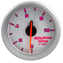 画像をギャラリービューアに読み込む, Autometer Airdrive 2-1/6in Tachometer Gauge 0-10K RMP - Silver