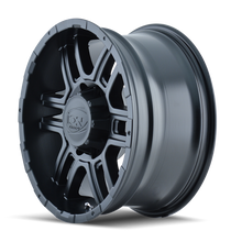 画像をギャラリービューアに読み込む, ION Type 179 17x8 / 6x139.7 BP / 10mm Offset / 106mm Hub Matte Black Wheel
