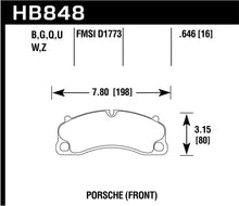 画像をギャラリービューアに読み込む, Hawk 14-19 Porsche 911 GT3/GT3 RS / 2016 Porsche Cayman GT4 DTC-70 Race Front Brake Pads