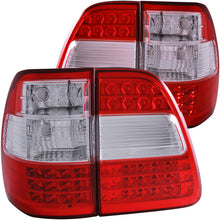 画像をギャラリービューアに読み込む, ANZO 1998-2005 Toyota Land Cruiser Fj LED Taillights Red/Clear G2