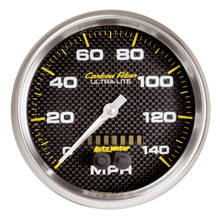 画像をギャラリービューアに読み込む, Autometer Ultra-Lite Carbon Fiber 5in 140 MPH In-Dash Full Sweep GPS Speedometer