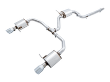 画像をギャラリービューアに読み込む, AWE Tuning 18-21 Volkswagen Jetta GLI Mk7 Touring Exhaust - Chrome Silver Tips (Fits High-Flow DP)